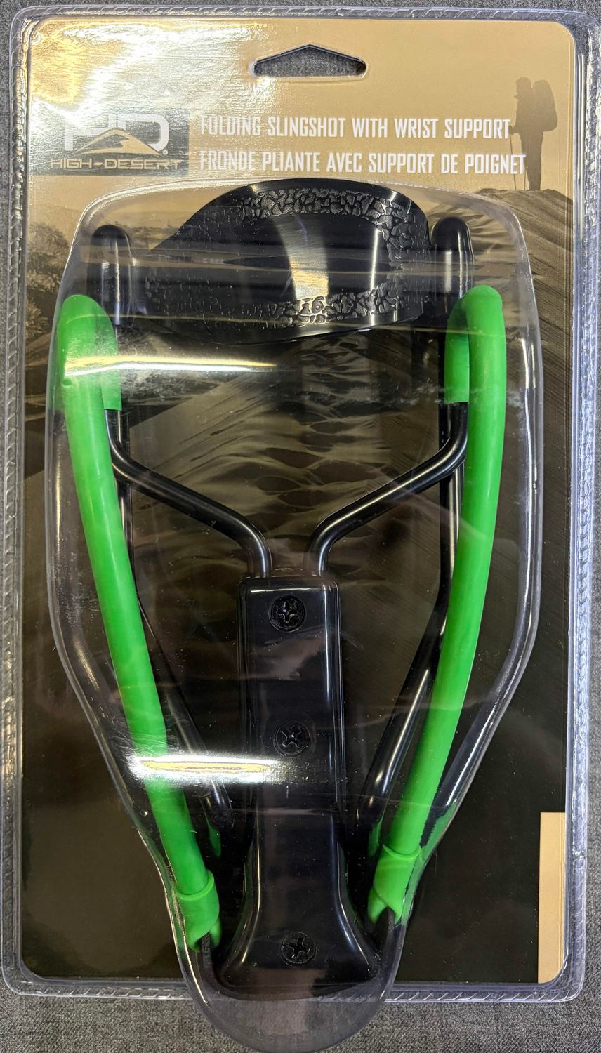 High Desert folding Sling Shot Green