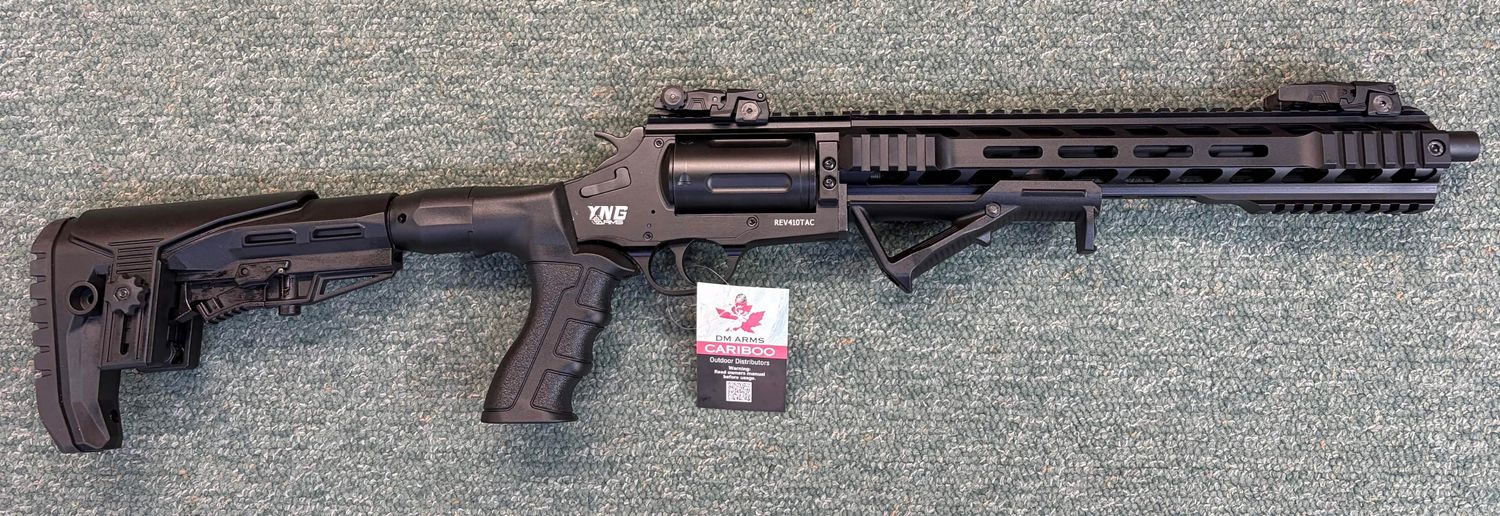 DM Arms REV410 Tac Revolver Shotgun 410 3"