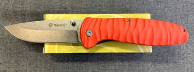 Ganzo Orange Folding Knife 3.5" blade