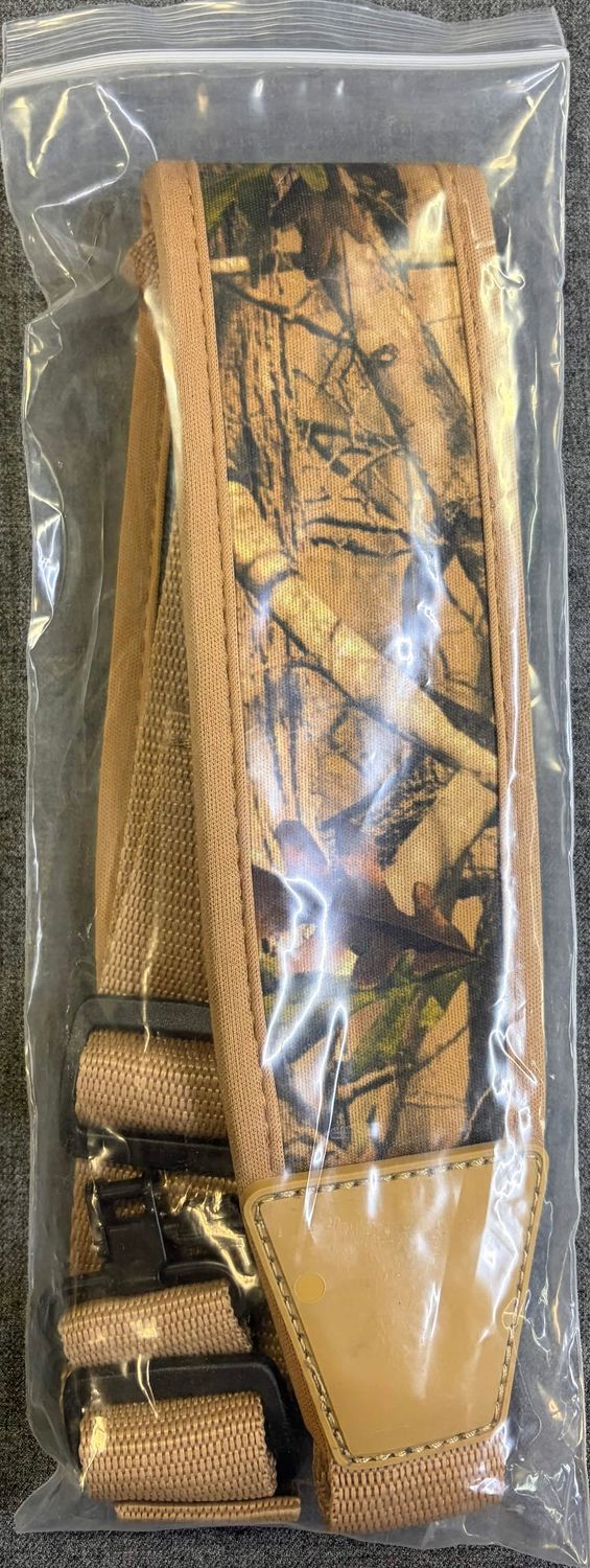 Hunting Sling Tan Camo with Sling Swivels