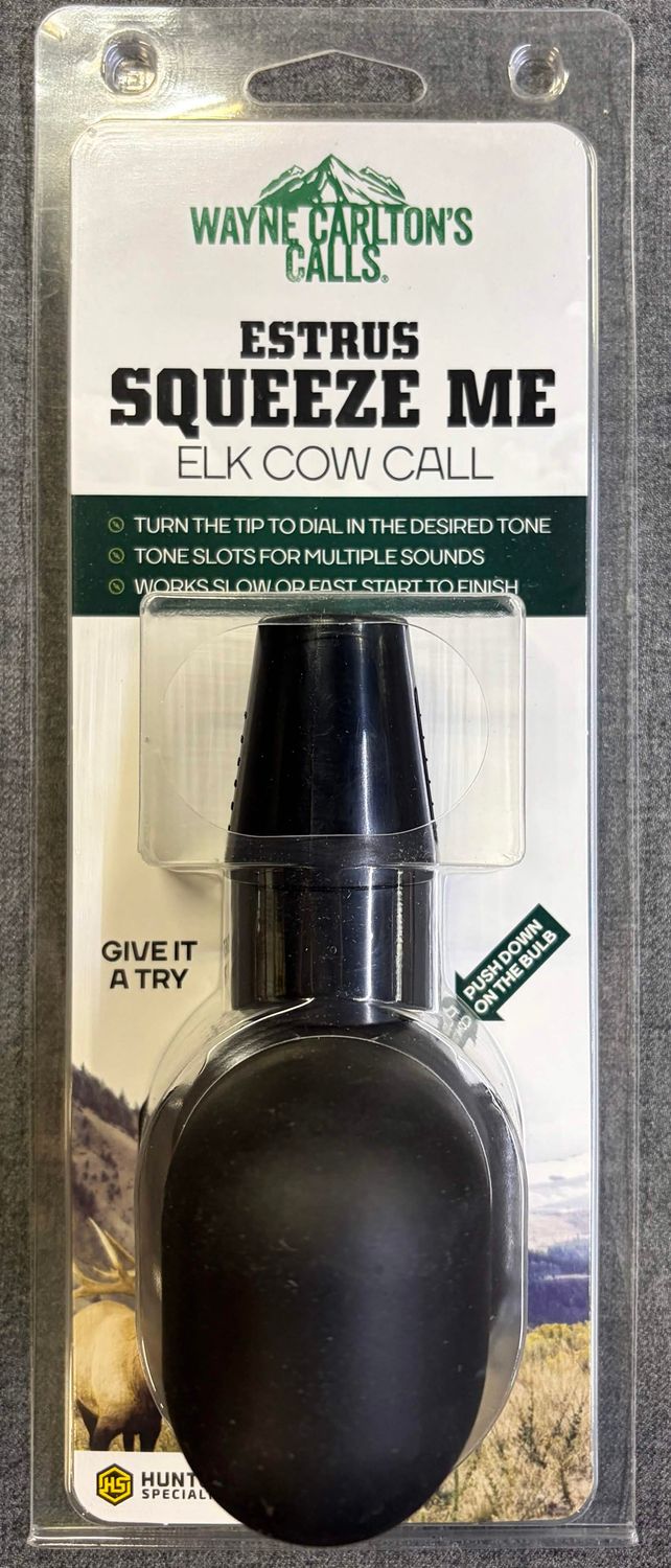 Wayne Carlton Estrus Squeeze Me Cow Elk Call