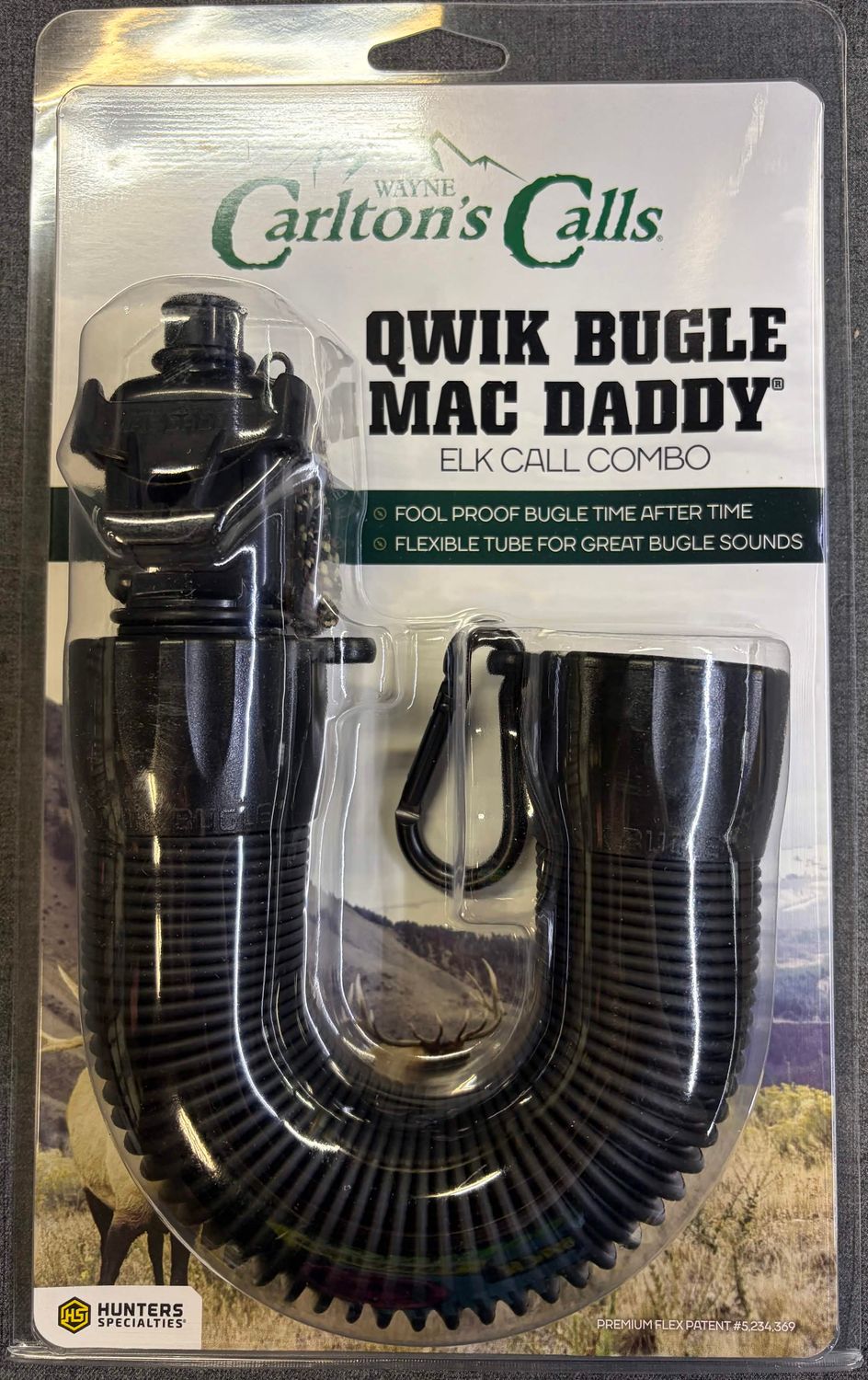 Wayne Carlton Mac Daddy Qwik Bugle Elk Call Combo