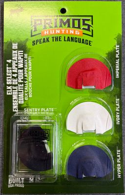 Primos Elk Select 4 Sound Plate Blister 4 Pack