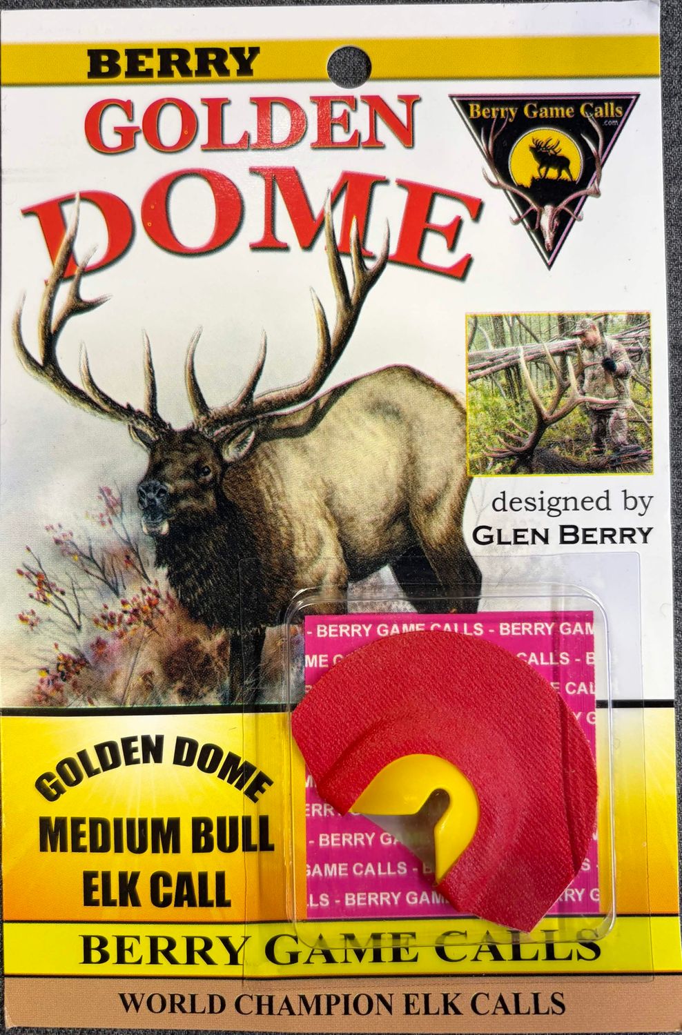 Berry's Golden Dome Medium Bull Elk Call