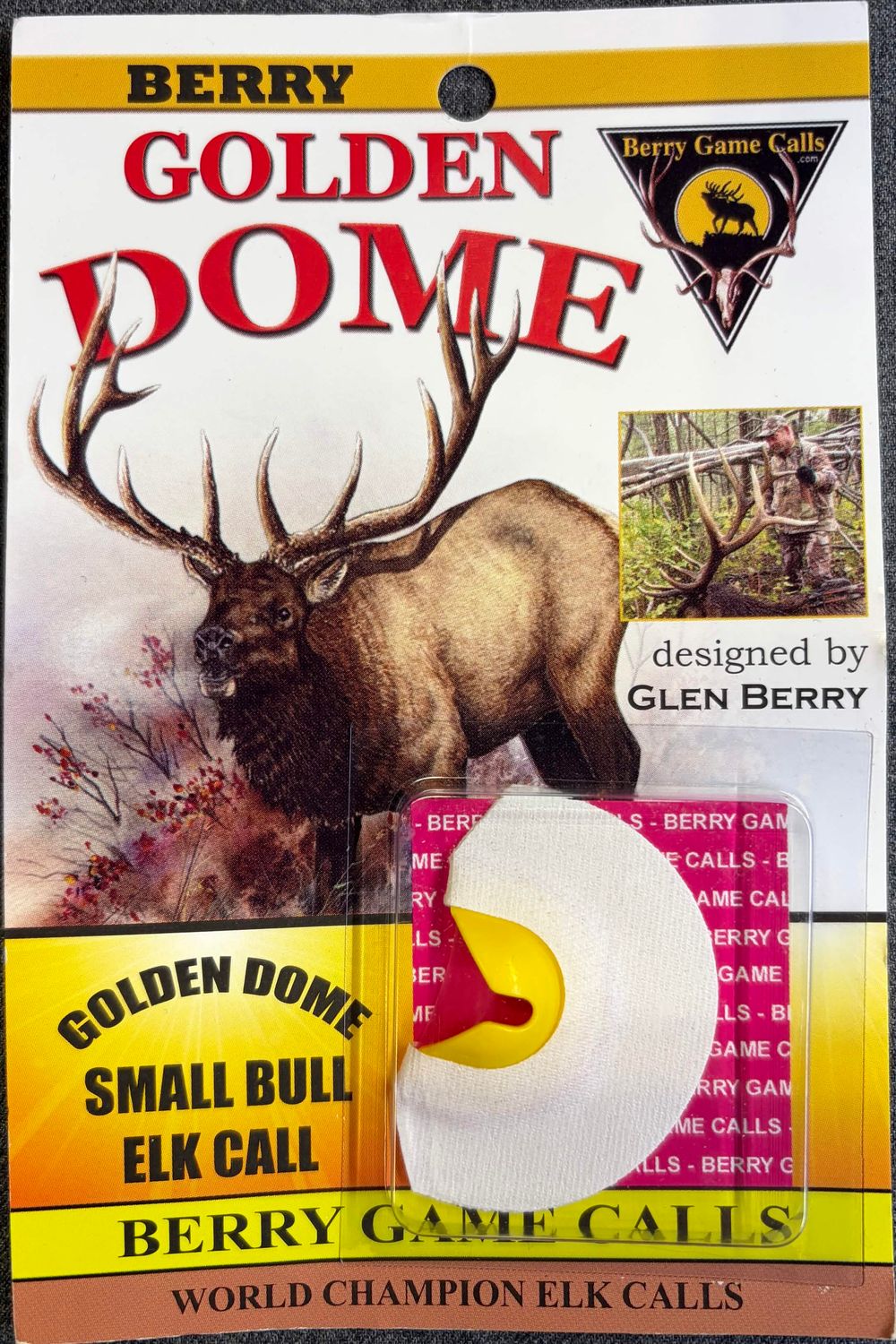 Berry's Golden Dome Small Bull Elk Call