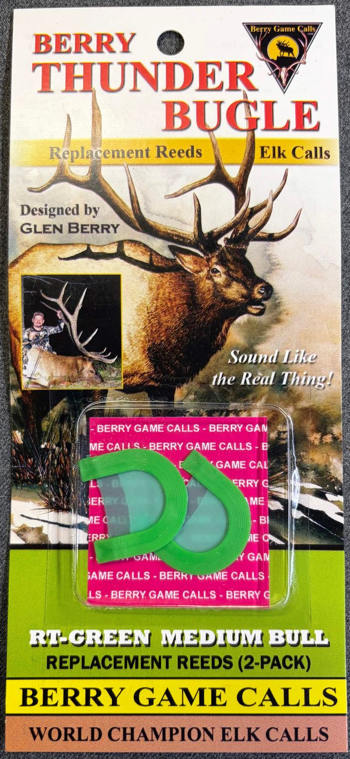 Berry's Thunder Bugle Elk Call Replacement Reeds Medium Bull