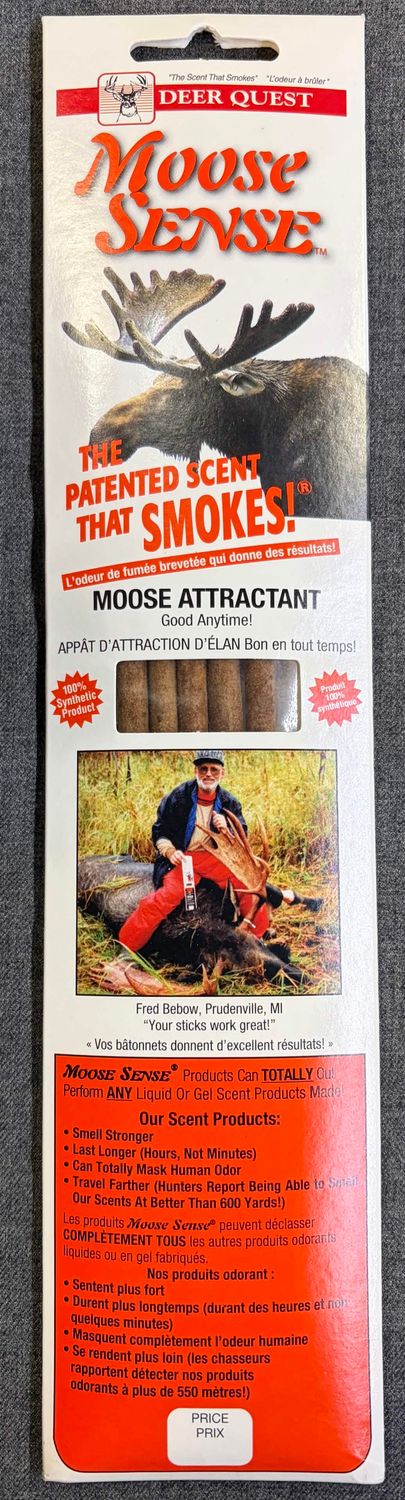 Deer Quest Moose Sense Moose Attractant Smoke Sticks