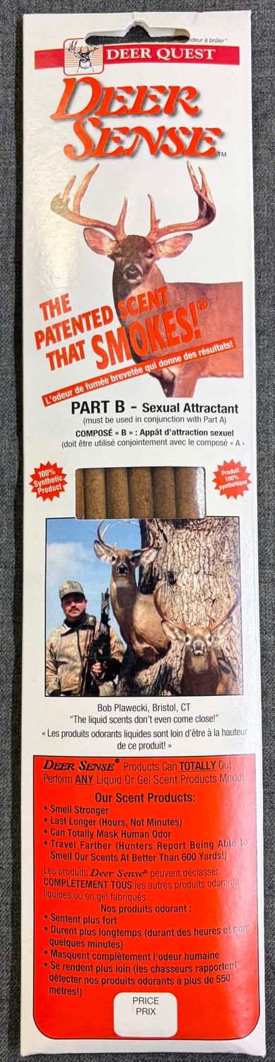 Deer Quest Deer Sense Part B Sexual Attractant Deer Smoke Sticks