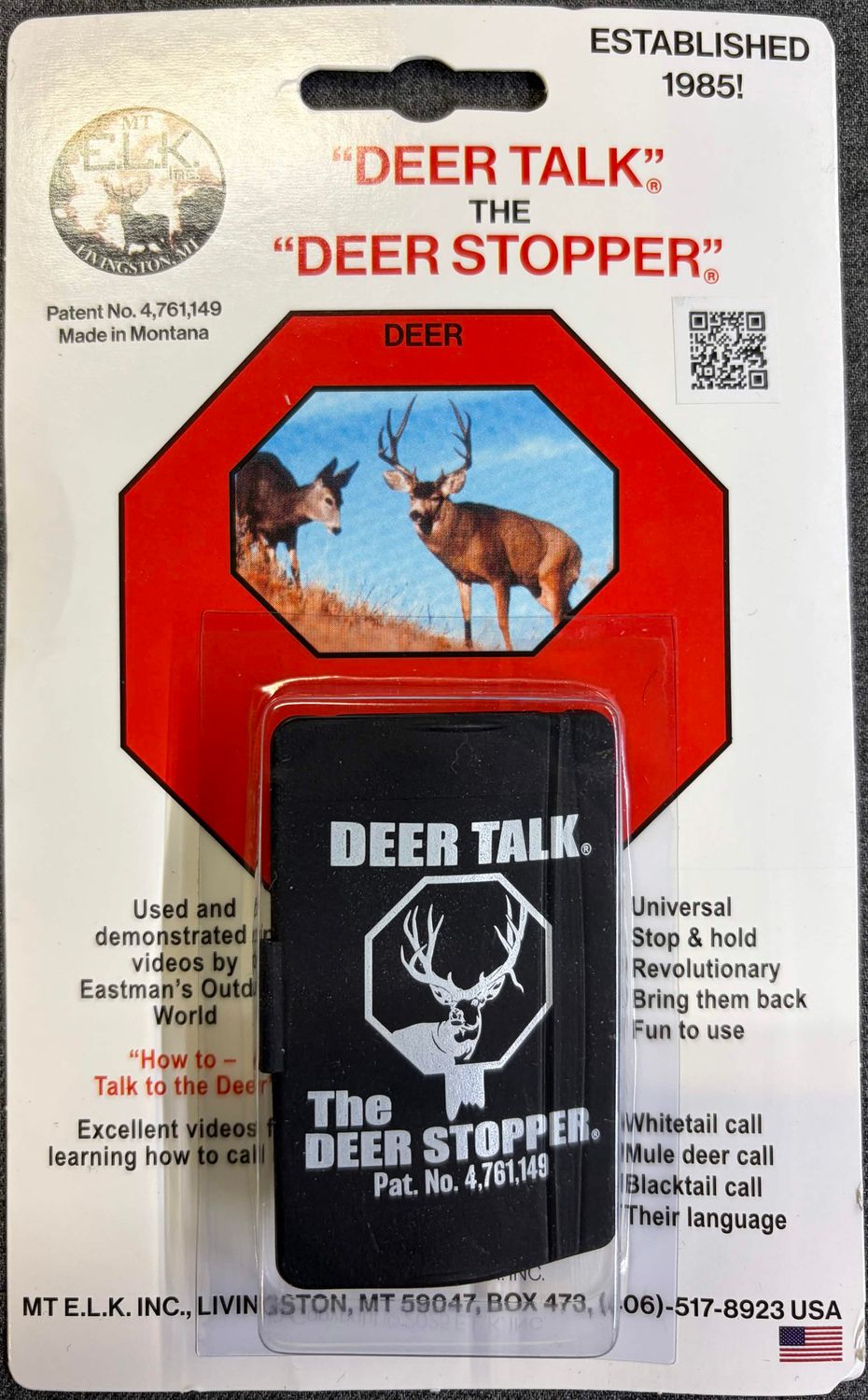 E.L.K Deer Talk "The Deer Stopper" Call