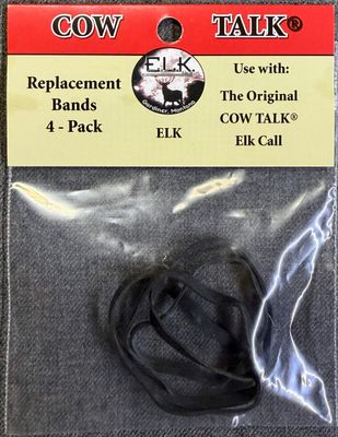 E.L.K. Cow Talk Elk Call Replacement Bands 4 Pack