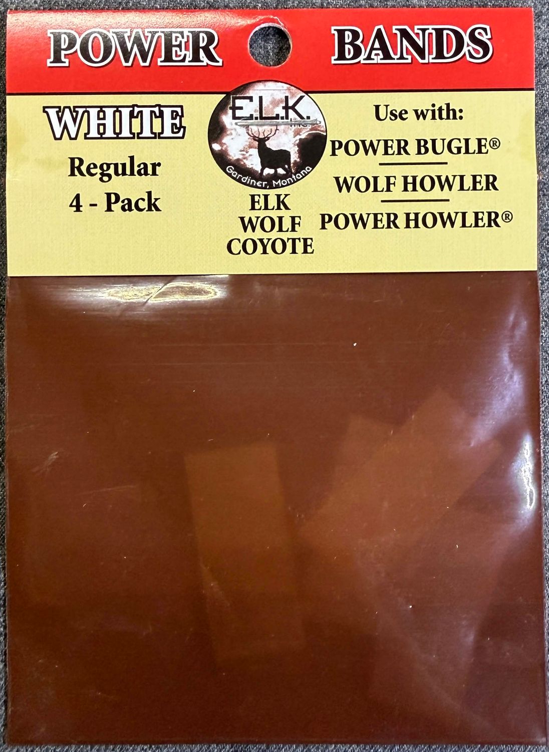 E.L.K. Power Bands White Regular Replacement Bands 4 Pack
