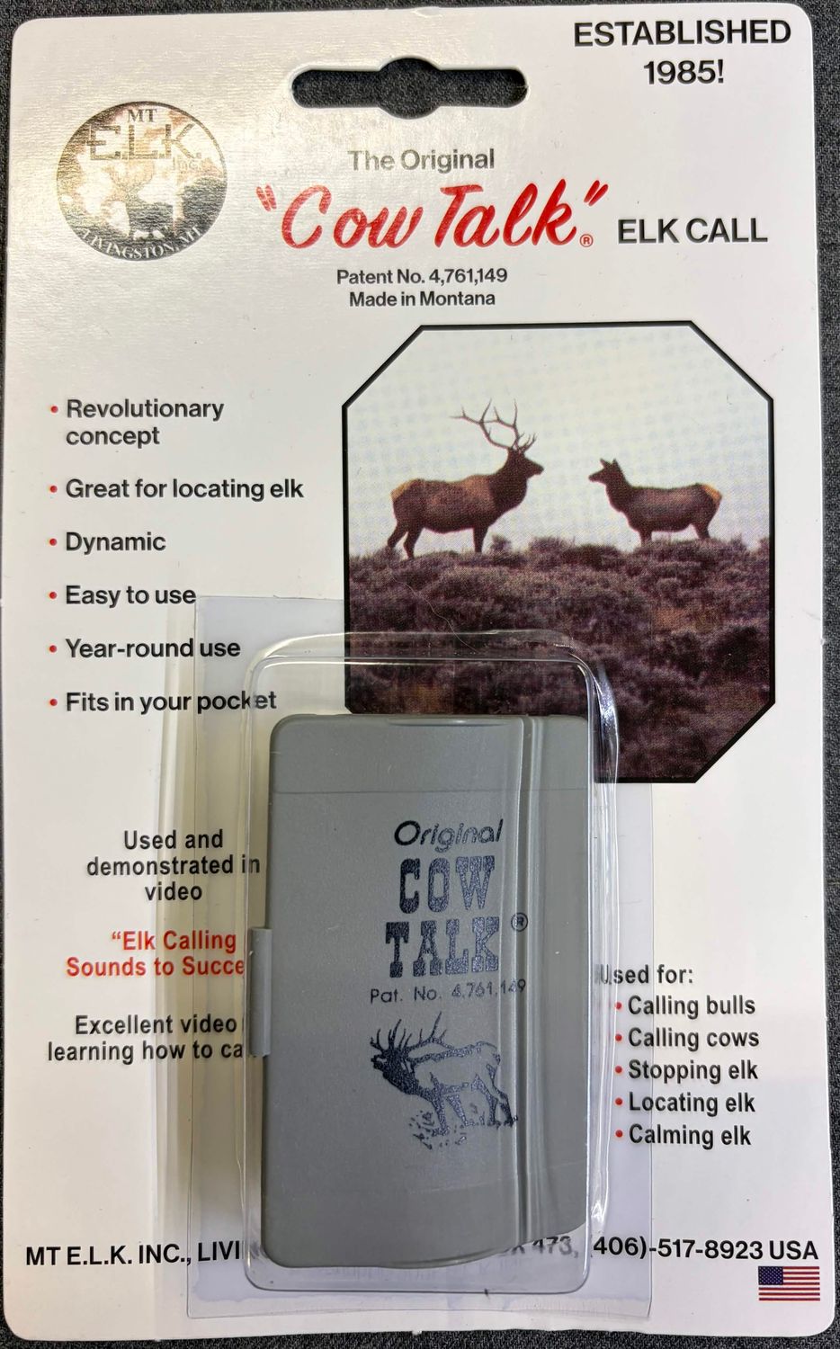E.L.K. "Cow Talk" Elk Call