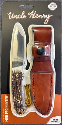 Uncle Henry Staglon Mini Pro Hunter with Leather Sheath