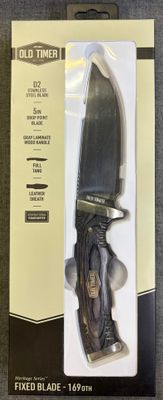 Old Timer Heritage Series 5" Fixed Blade with Leather Sheath