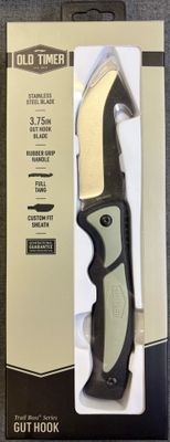 Old Timer Trail Boss Gut Hook Fixed Blade with Sheath