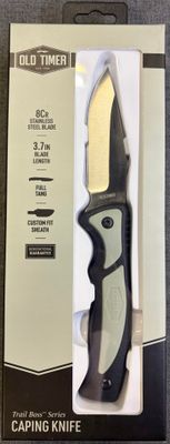 Old Timer Trail Boss Caping Knife with Sheath