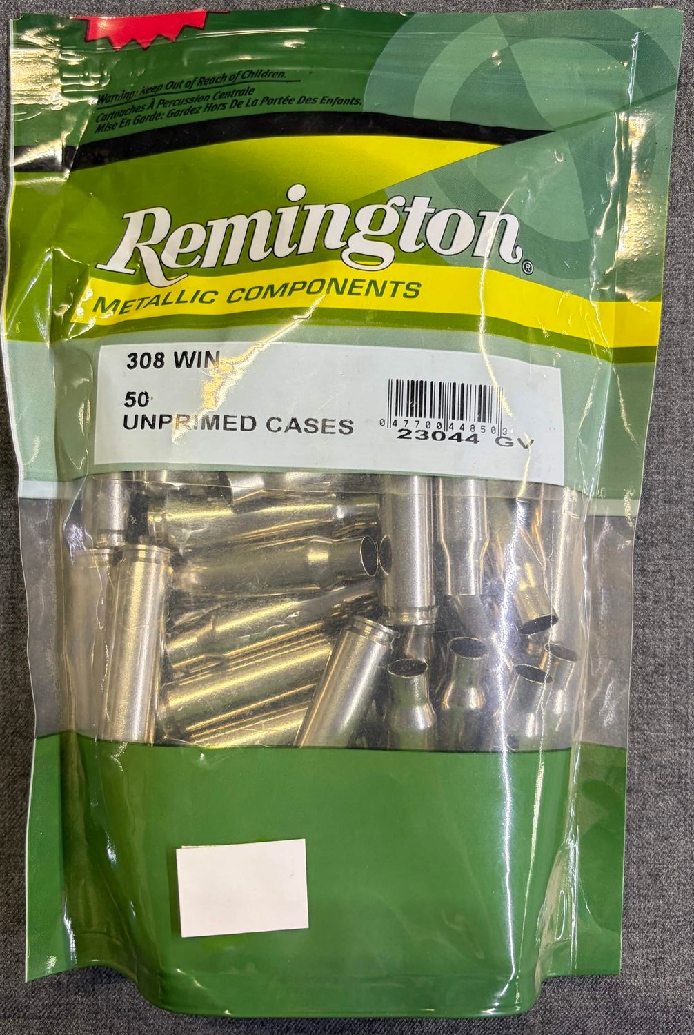 Remington 308 Win Nickel Brass 50 Ct.
