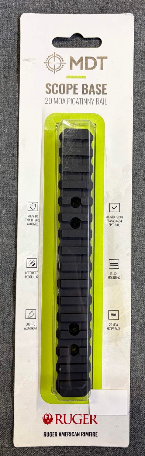 MDT 20 MOA Picatinny Scope Base Ruger American Rimfire