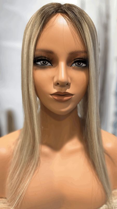 MIA-LIGHT VOLUME HUMAN HAIR TOPPER
