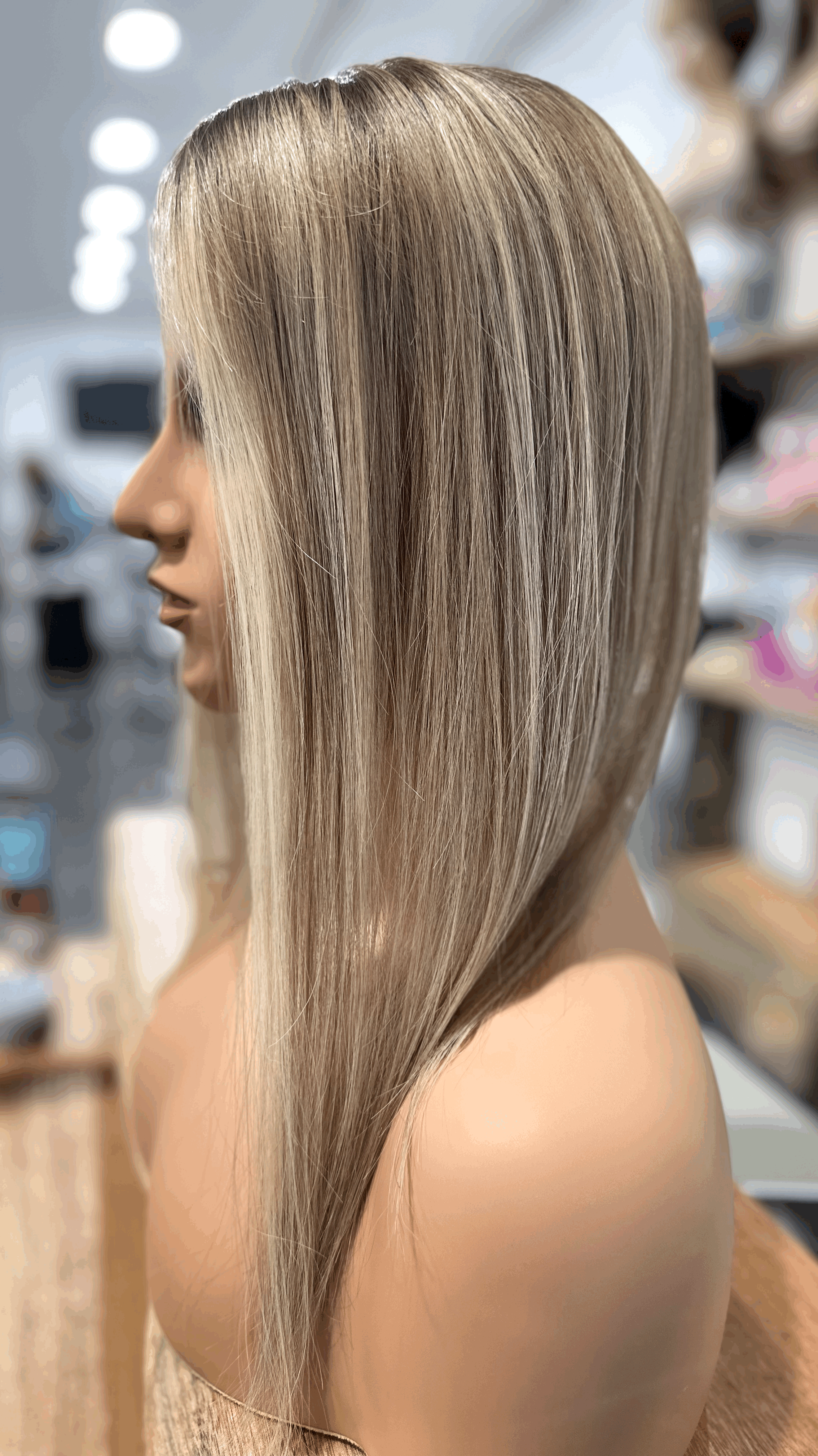 MIA-LIGHT VOLUME HUMAN HAIR TOPPER