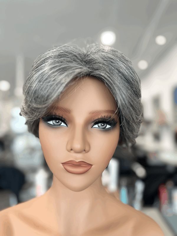 Grey Human Hair - Diana