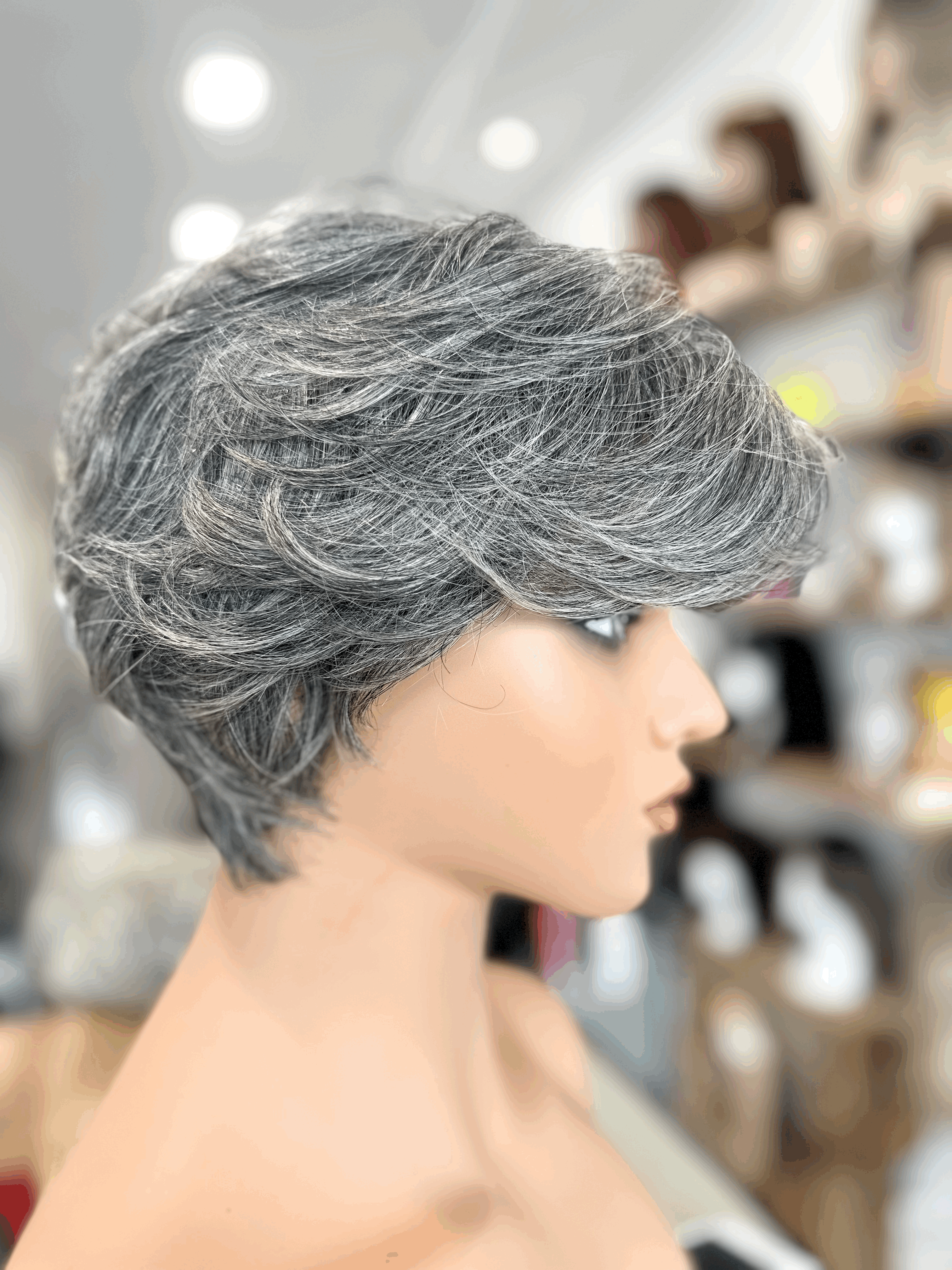 Grey Human Hair - Diana