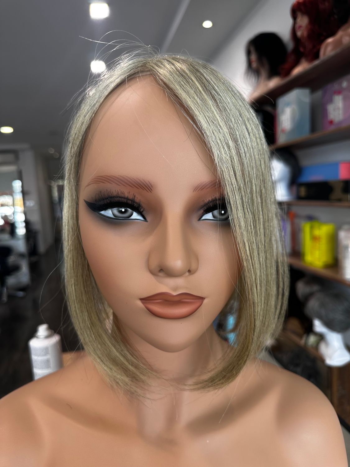 Warm Summer Grey - Light Human Hair Topper
