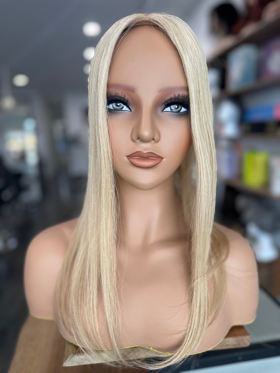 Golden Blonde - SILK Human Hairtopper