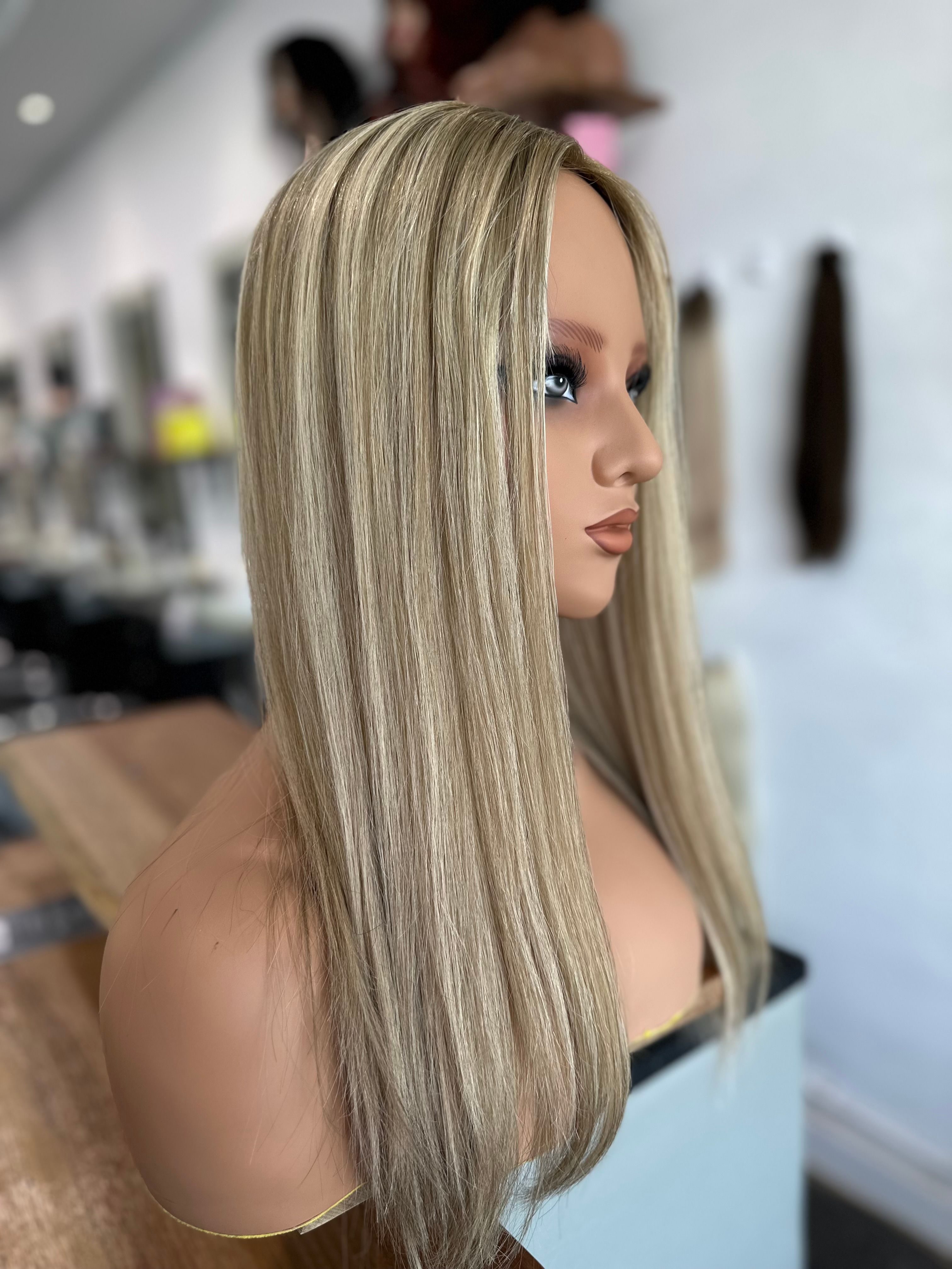 Champagne  Blonde - Max Vol Human Hair Topper