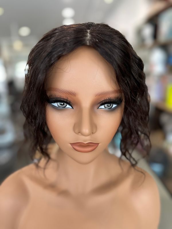 Curly Warm Brown - Light Vol Curly Human Hair topper