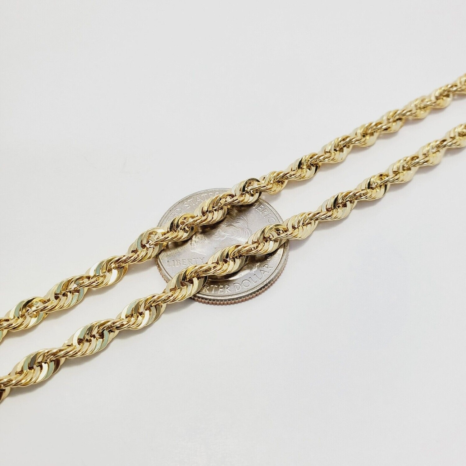 Diamond Cut Rope Chain (3mm)