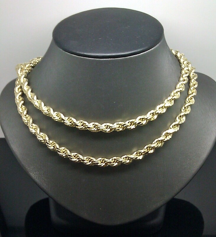 Diamond Cut Rope Chain (6mm)