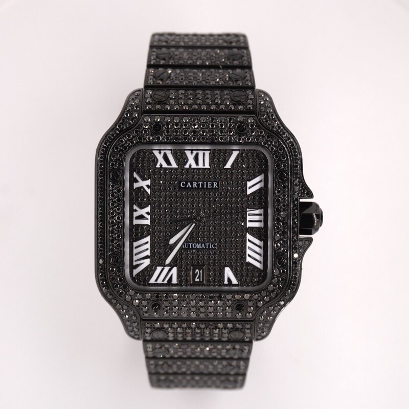 Santos De Cartier Bustdown (Blk)
