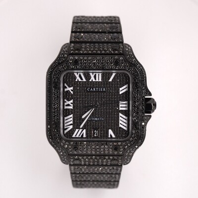 Santos De Cartier Bustdown (Blk)
