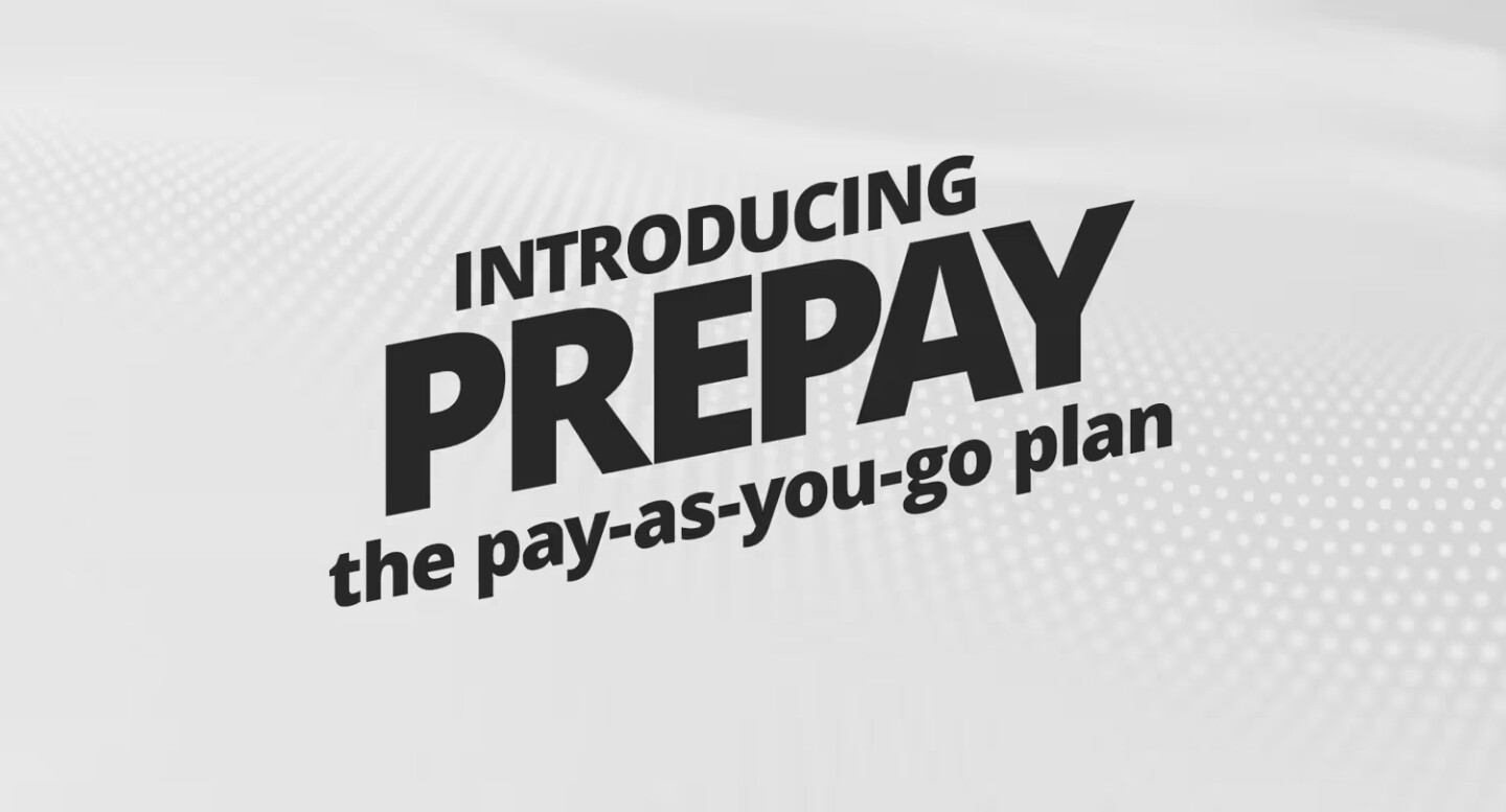 Prepay: The pay-as-you-go plan