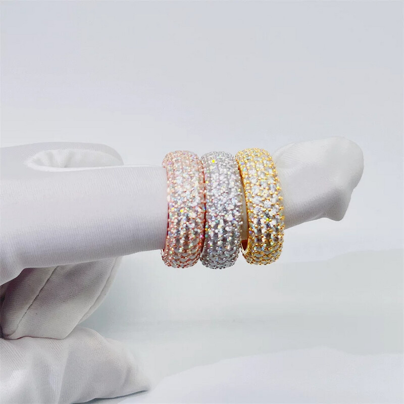 Vvs1 Moissanite Eternity Band Ring