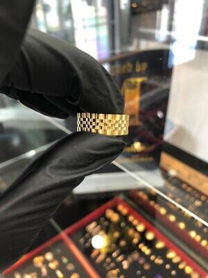 Solid 10kt Yellow Gold Jubilee Band Ring