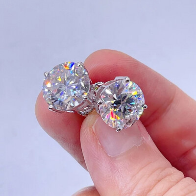 Vvs1 Moissanite Stud Earrings