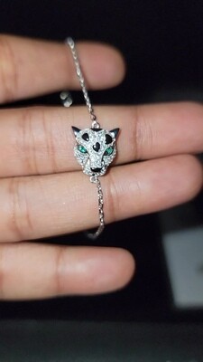 MGS Green Eyed 3D Pantherá Wristlet