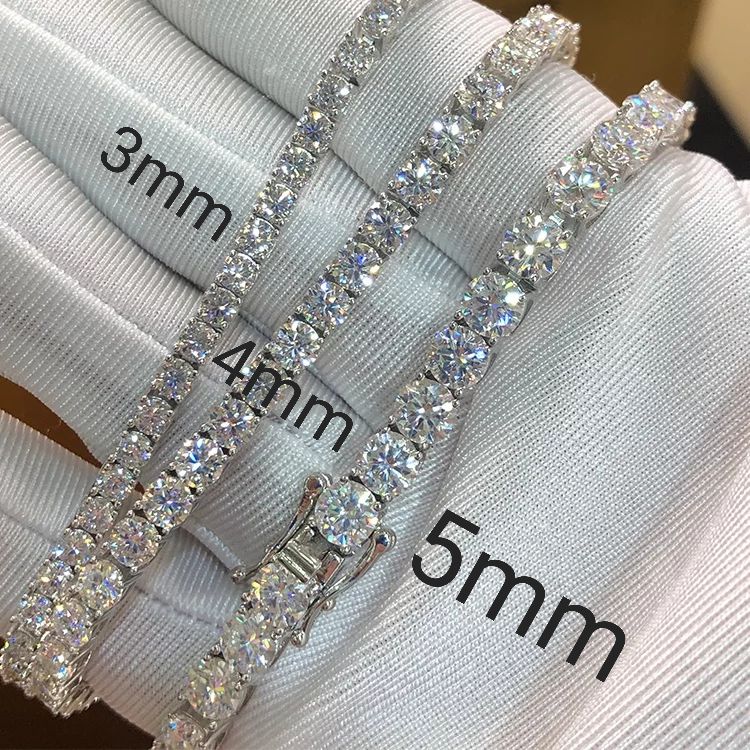 5mm Vvs1 Moissanite Tennis Chain