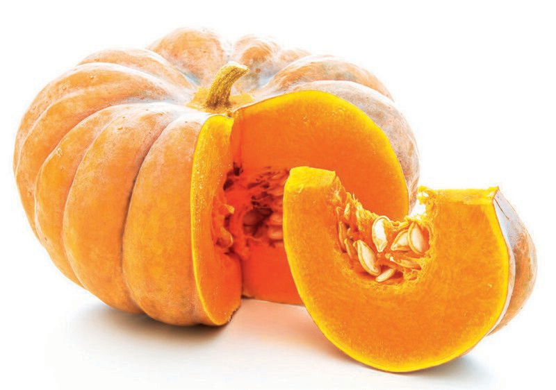Courge Muscade tranche