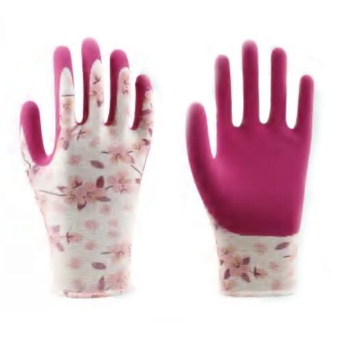 Latex Sandy Series All Pink Flower Design