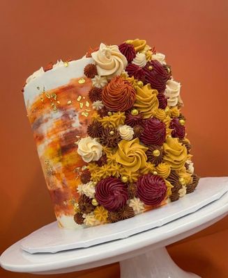 Autumn Harvest Cascade Cake