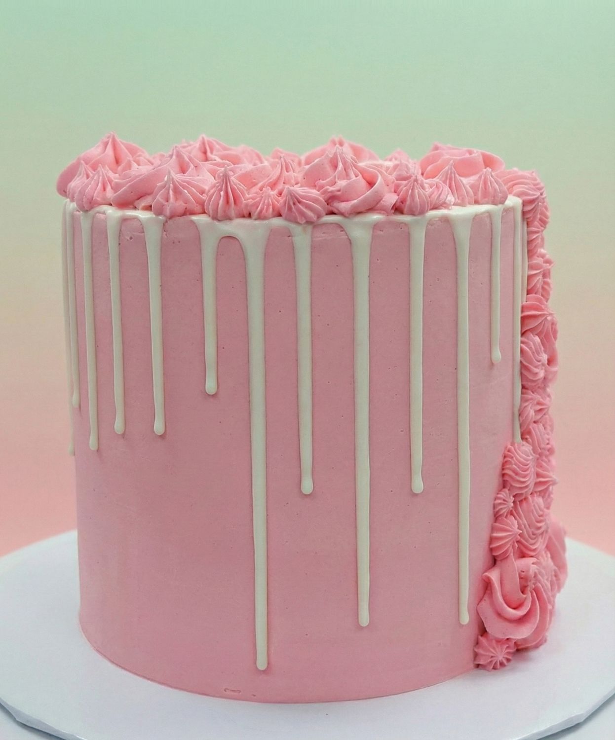 Bubblegum Cascade Cake