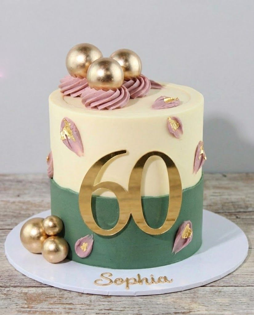 Golden Ball Cake