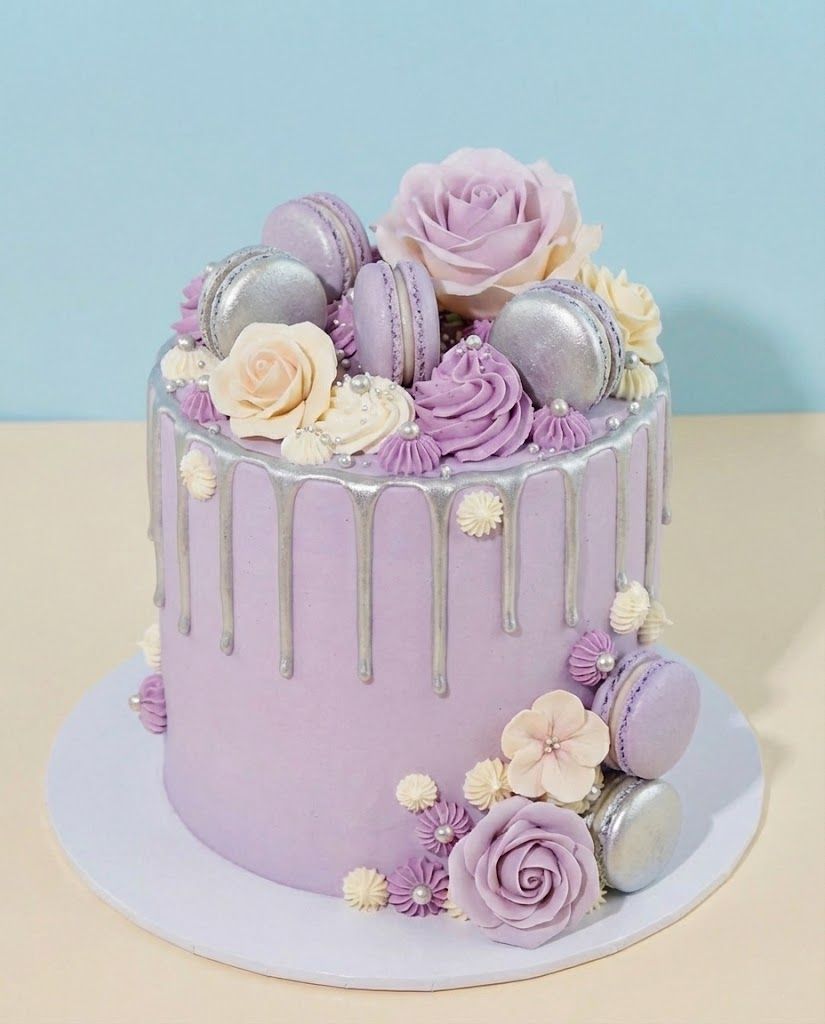 Lilac and Lavender Cake