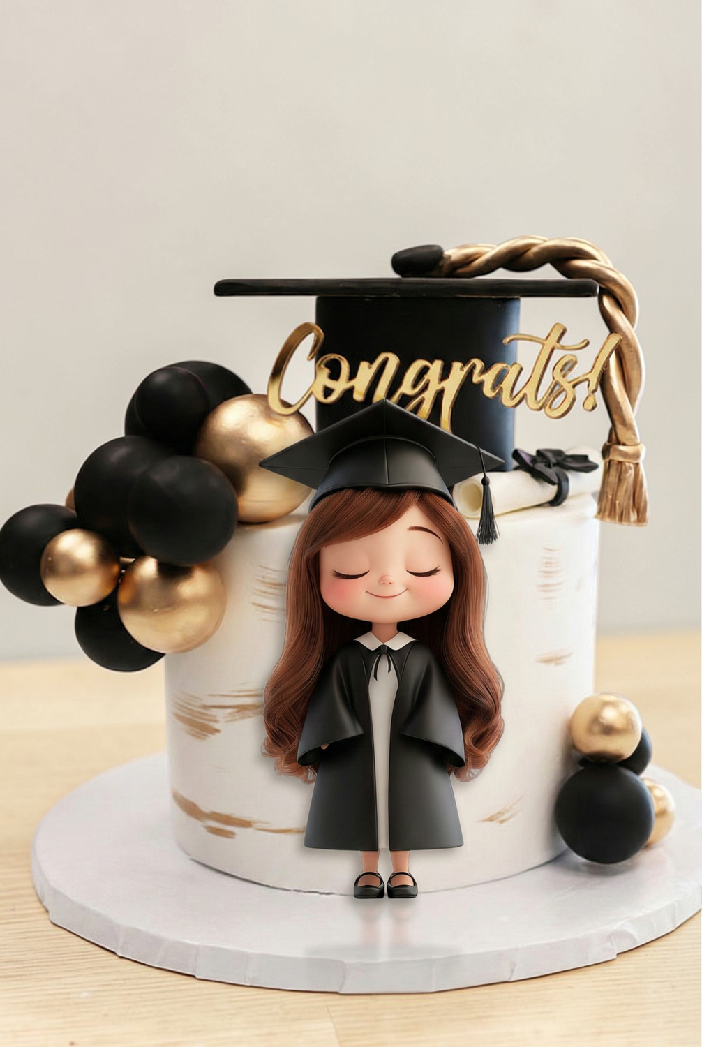 Modern Scholar Graduation Cake - Kids Modern Scholar Graduation Cake - Kids