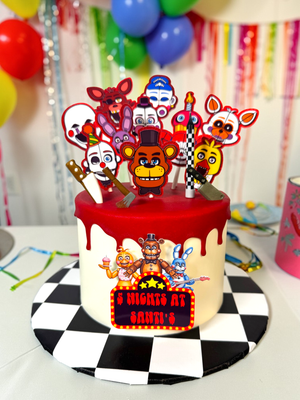 Five Nights at Freddy's 5NAF Cake