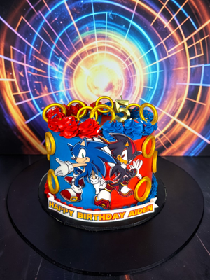 Sonic and Shadow Cake
