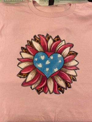Wild Flower Heart T-shirt
